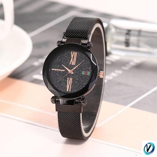 Relojes analógicos de acero inoxidable para mujer