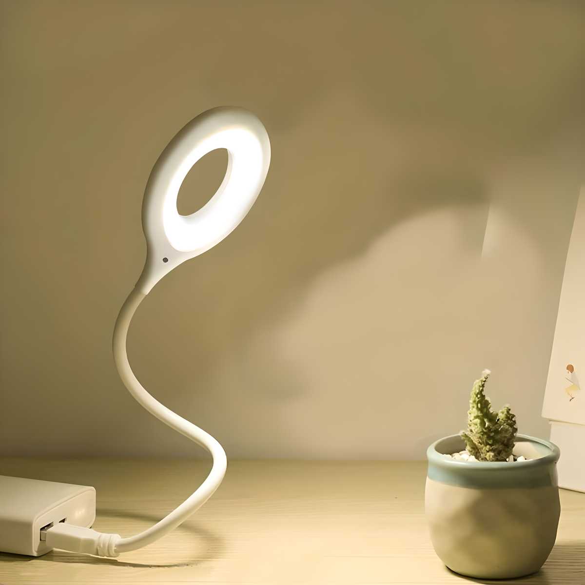 LED-Licht Flexible USB Clip-On Schreibtisch Tisch Lese Schreibtisch Lampe 20 LED