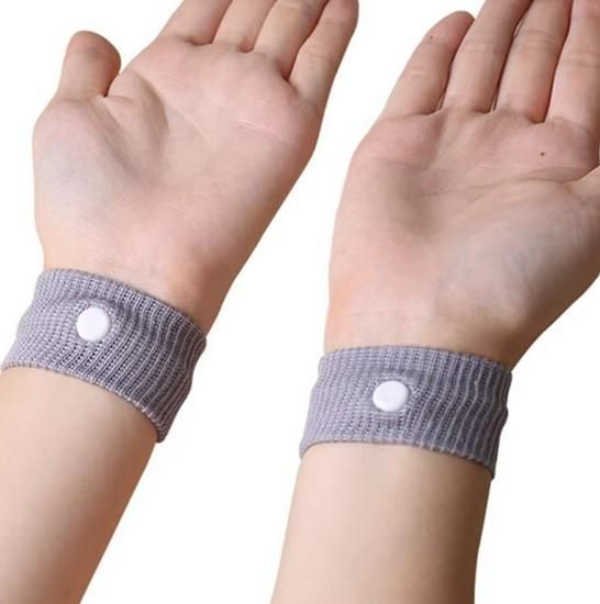 Par de 2 pulseras para aliviar el mareo por movimiento
