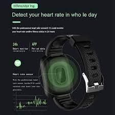 Pulsera inteligente ID116 Plus con monitor de actividad física, pantalla a color, podómetro, monitor de sueño y frecuencia cardíaca.