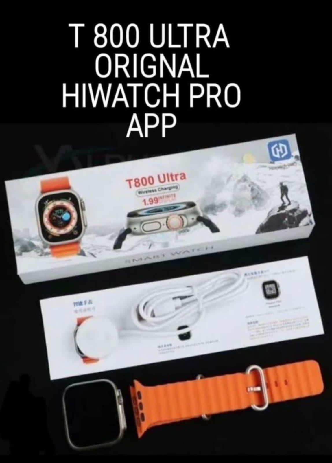 Reloj inteligente con pantalla táctil ultrafina de 1,9 pulgadas y carga magnética