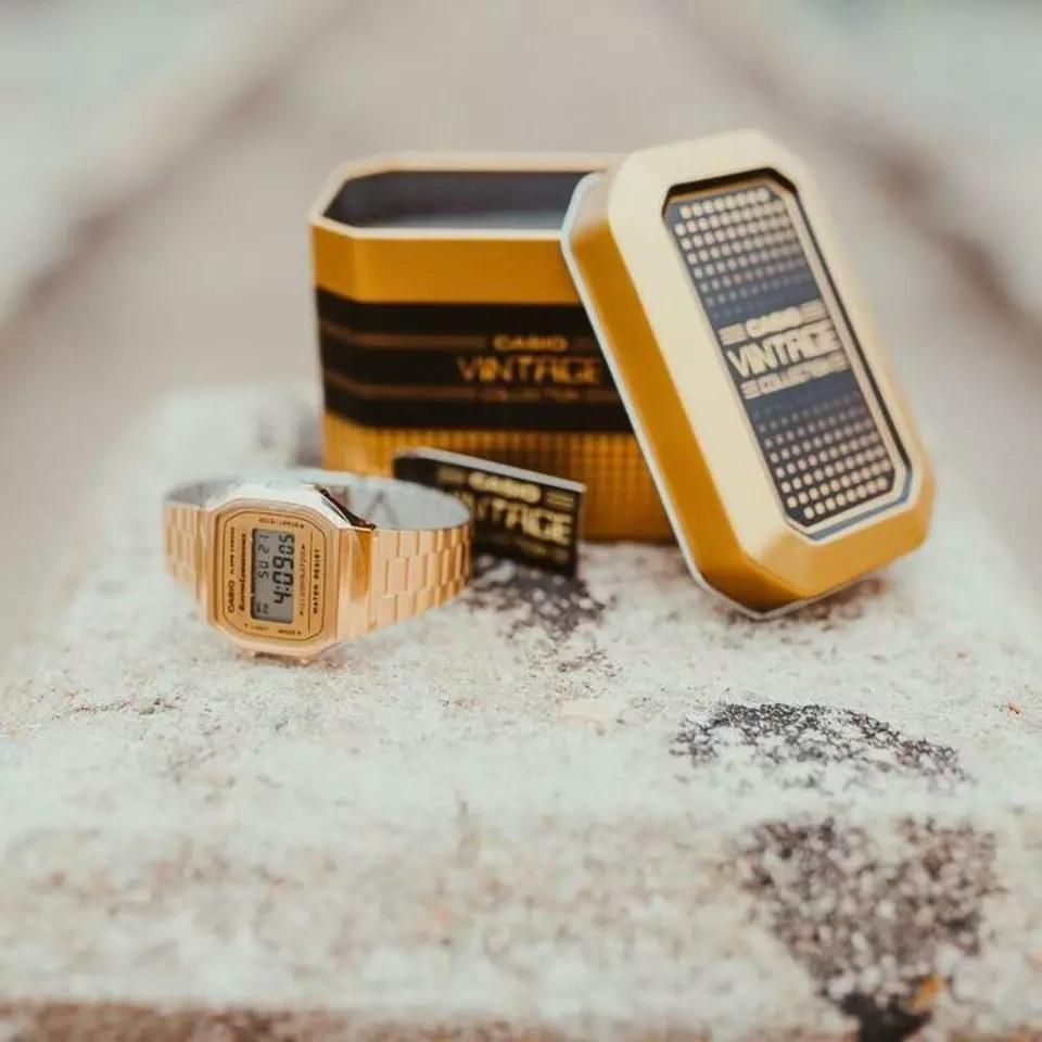 Reloj Casio Vintage Digital Dorado Unisex