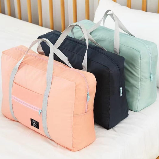 Bolsa de viaje plegable, ligera, impermeable y de lona (paquete de 1)