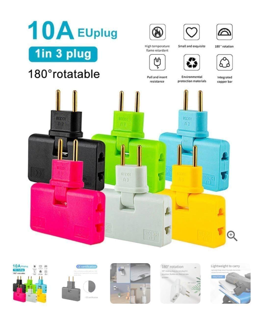 Drehbarer Verlängerungsstecker 180 Grad (2er-Pack)
