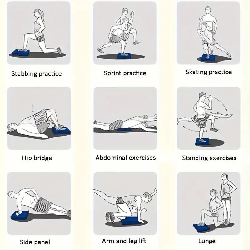 Aufblasbares Core Trainer Yoga Balance Pad Set