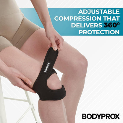 Correa de neopreno ajustable para aliviar el dolor de rodilla